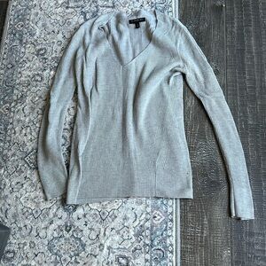 Gray soft neck banana republic sweater (small)